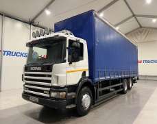 2000 Scania P94 260 6x2 Curtainsider Truck